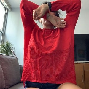 Red Topshop Sweater